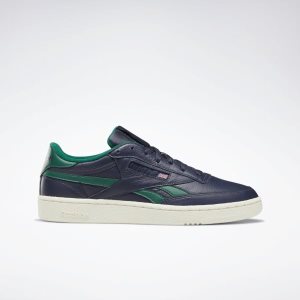 Reebok Revenge Plus Turnschuhe Herren - Navy/Grün - DE 064-KJX